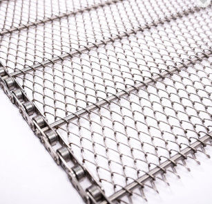 качество  High Temperature Resistance Chain Drive Flat Flex Belt Wire Mesh for Conveyor Фабрика