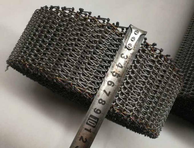 Металл звеньевого шарнирного ремня транспортера сетки нержавеющей стали 310s высокой температуры 314 спиральный 13