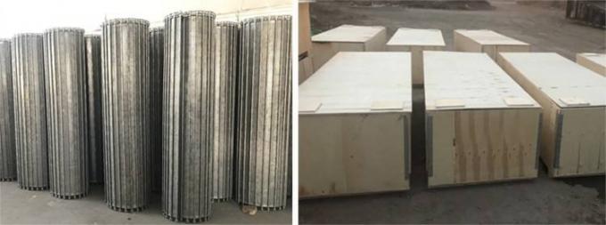 Гальванизированная прикрепленная на петлях подковой сеть провода конвейерной ленты нержавеющей стали 8